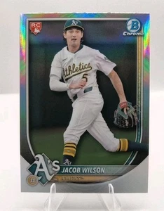 2025 Bowman - Rookie Red RC Variation Jacob Wilson #9 Sp Rookie Red Rc Chrome... - Bild 1 von 2