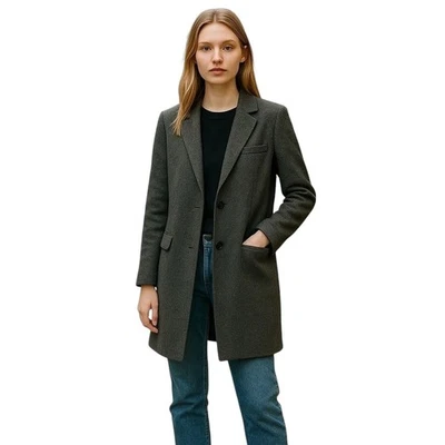 Vince Wool Gray Peacoat Medium NWT - Image 1 of 4