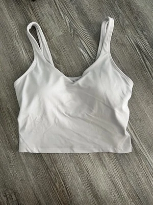 Lululemon Align Tank Yoga Top Built-In Sports Bra Lt purple Nulu Activewear 8  - Image 1 of 3