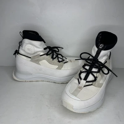 Canada Goose Glacier Trail Boot Mujer US 9 Blanco Gris Zapatilla Alta Foto 1 de 4