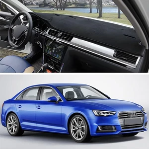 Inner Inner Dashboard Carpet Dash Mat Cover Black for Audi A4 2016-2025 - Picture 1 of 6