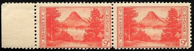 GLACIER NATIONAL PARK US #748 MONTANA COMMEMORATIVE MNH VF 9c RED ORANGE STAMPS - Image 1 of 2