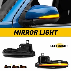 For Toyota Tacoma Smoked Turn RAV4 Highlander Sequential LED Mirror Signal Light - Picture 1 of 12