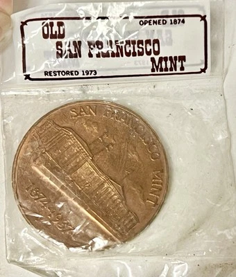 1874-1937 Old San Francisco Mint Commemorative Coin SEALED - Image 1 of 4