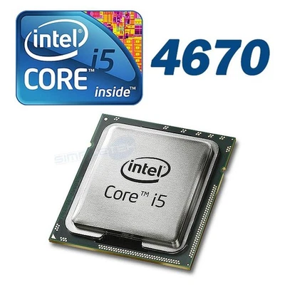 CPU Processor Desktop Intel Core I5 4670 LGA 1150 Quadcore 3,4 GHZ Bulk - Image 1 of 2