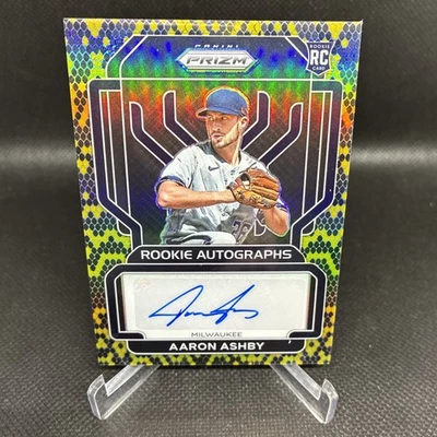Aaron Ashby - 2022 Panini Prizm - SNAKESKIN Rookie Prizm AUTO /35!! SSP #RA-AS - Image 1 of 2