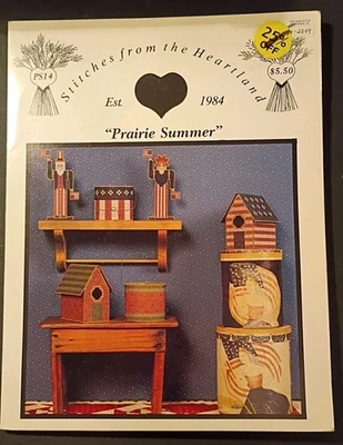 Stitches From The Heartland Prairie Summer Uncle Sam Liberty & Finishing Bag Kit - Image 1 of 4