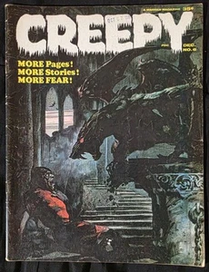 Creepy Magazine #6 1966 Warren Publishing Horror Frank Frazetta copertina arte - Foto 1 di 6