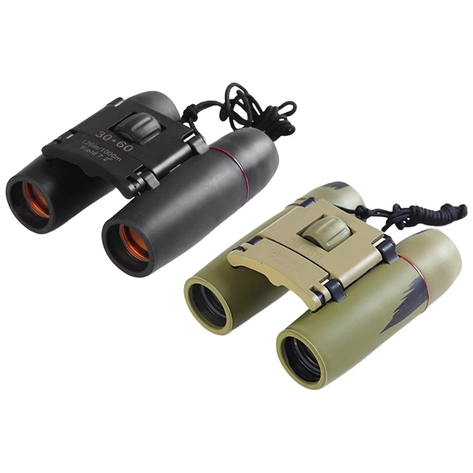 Compact 30 x 60 Zoom Binoculars Travel Hunting Camping Sightseeing Telescope - Image 1 of 1
