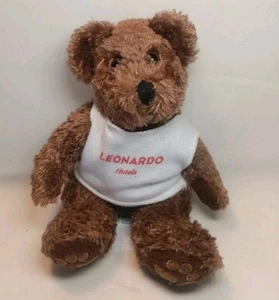 Leonardo Hotels, Souvenir Plush Bear, Sitting Very Soft Small 5" - Picture 1 of 6