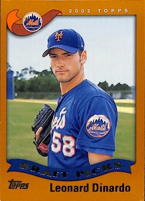 2002 Topps Series 2 #691 Leonard DiNardo New York Mets Draft Picks - Image 1 of 2
