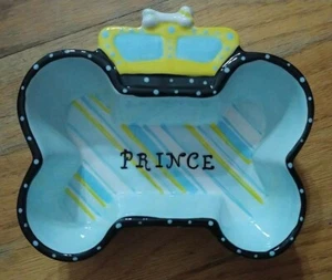 NIB Petstudio Royalty Dish Small Prince *retired* Dog Bowl - Picture 1 of 2