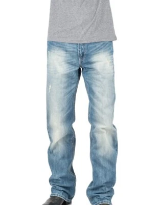 Pantalones de mezclilla para hombre Tin Haul corte boot regular azul 10-004-0420-1419 BU Foto 1 de 4