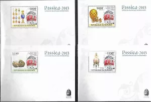 Burundi 2012 Imperial Faberge Eggs MNH 8 S/S International Philatelic Exhibition - Picture 1 of 2