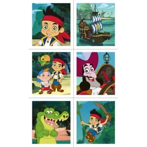 Jake Never Land Pirates Disney Birthday Party Favor Scrapbook Sticker Sheets - Picture 1 of 1