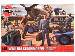 LEVEL 1 WWII RAF GROUND CREW FIGURE SET 1/48 SCALE BY AIRFIX A04702 - Picture 1 of 7
