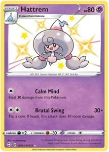 Pokemon Hattrem - SV055/SV122 - Shiny Holo Rare NM-Mint Shining Fates - Picture 1 of 1