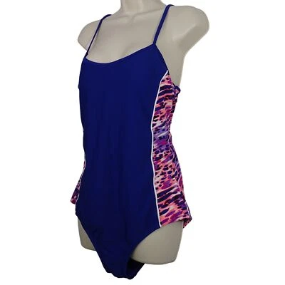Traje de baño Catalina púrpura de una pieza para mujer talla XL 16 18 acolchado sujetador incorporado  Foto 1 de 4
