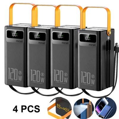 Portable 120W Power Bank Large Capacity 70000mAh Fast Charging External Battery - Image 1 of 4