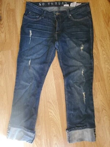 Southern Thread St/ The Kori 273 Womens Size 32 S Short Distressed Jeans - Picture 1 of 4