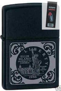Zippo 6355 statue of liberty ellis Discontinued Lighter + FLINT PACK - Picture 1 of 1