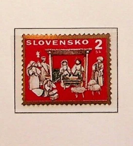 SLOVAKIA Sc 236 NH ISSUE OF 1995 - CHRISTMAS - Picture 1 of 1