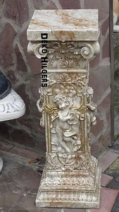 Säule Blumensäule Garten Engel Gartensäule Engelsäule Skulptur Figur 73 Fa124 - Picture 1 of 2