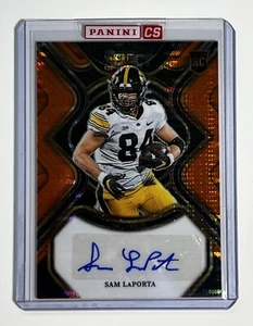2023 Panini Select Draft Picks - Sam LaPorta #RS-SLA Orange Pulsar #/30 (RC) - Picture 1 of 2