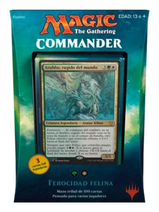 ESPAÑOL Magic MTG 2017 Commander C17 Sellado Felino Ferocidad Mazo The Gathering - Imagen 1 de 4
