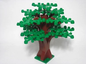 Custom forest tree with 14 green leaves, all new parts, FREE U.S. Shipping! - Picture 1 of 4