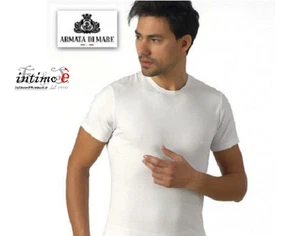 3 PZ. ARMATA DI MARE MAGLIA UOMO RAGAZZO COTONE ELASTICIZZATO GIROCOLLO ART 108 - Foto 1 di 6