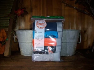 WONDER NATION BOYS ANIMAL THEME DINOSAUR TIGER BRIEFS 5 PACK SIZE SMALL 6-7 NEW - Picture 1 of 1