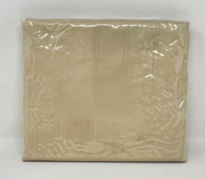 Sábana plana Hotel Collection 600 TC algodón egipcio dobby rayas arena reina Foto 1 de 4