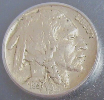 1937-D Buffalo Nickel 3 Legs. ICG EF45 Details. RARE Date - Image 1 of 4