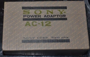Sony AC-12 power adapter new NOS vintage supply - Picture 1 of 4