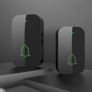 Wireless Doorbell Waterproof Range Door Bells Cordless Plug-in Home Transmitter - Picture 1 of 7