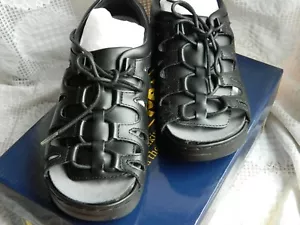 Women's PROPET Ghillie Walker Comfort Shoe Sandal Black New in Box 6 M - Picture 1 of 12