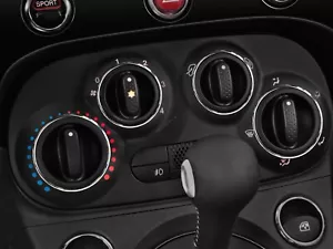 For Fiat 500 07-14 Aluminum Chrome Heater Control Rings Surrounds 4pcs - Bild 1 von 10