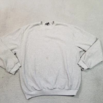 BooHoo Hombre Sudadera Para Hombre Gris Medio Cuello Redondo Manga Larga Aire Libre Informal Foto 1 de 4