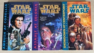 STAR WARS THE CORELLIAN TRILOGY 1-3 BY ROGER MACBRIDE ALLEN PB BANTAM 1ST MINT - Imagen 1 de 4