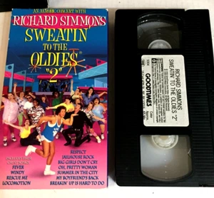 Richard Simmons Sweatin to the Oldies 2 VHS tape Ships Same Day With Tracking - Picture 1 of 2
