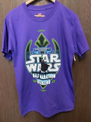 New Run Disney 2017 Star Wars Half Marathon Shirt Mens Small Disneyland Resort - Image 1 of 4