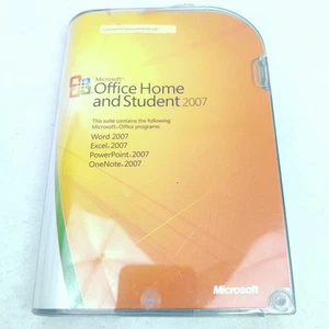 Microsoft MS Office Home and Student 2007 Word Excel PowerPoint OneNote W/ Key - Picture 1 of 3