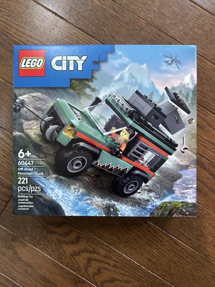 LEGO City Off-Road 4x4 Mountain Truck Toy - Building Toy Set for Kids Boys and