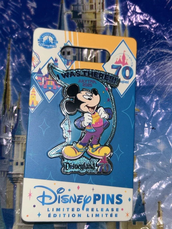 Disneyland Cast Member Limited Release ‘I Was There’ Mickey Pin July 17 NEW - Image 1 of 3