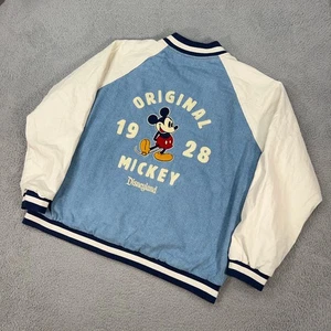 Disney Mickey Mouse Jacke Erwachsene 2XL XXL 1928 League Denim Varsity bestickt * - Bild 1 von 23
