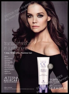 Alterna Haircare 2010er Magazin Print Werbung 2013 Katie Holmes Sexy Hair - Bild 1 von 1