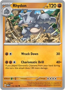 Rhydon - 112/165 / English / Near Mint - Picture 1 of 1
