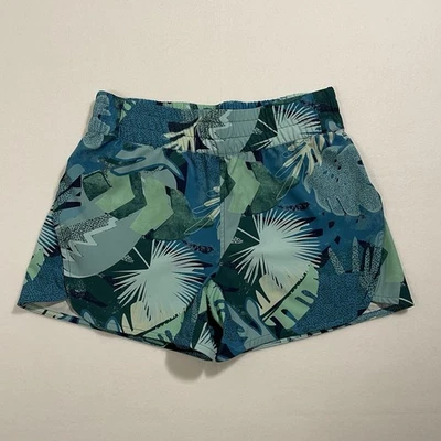 Pantalones Cortos World Wide Sportsman Para Mujer Talla S Azul Natación Playa Resort Bolsillos Florales Foto 1 de 4