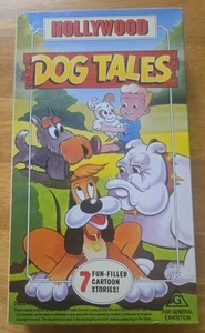 Hollywood Dog Tales Vhs Tape 7 Fun Filled Cartoon Stories. Cardboard cover - Picture 1 of 3